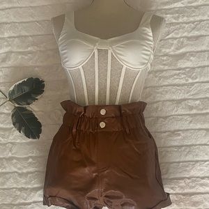 Leather shorts all sizes